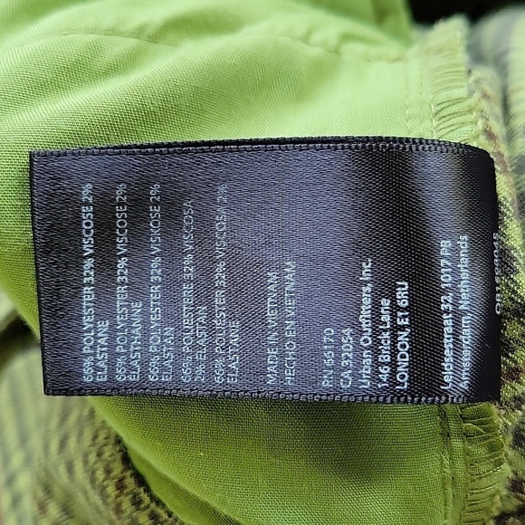 Urban Outfitters Green Plaid Trousers - Picture 12 of 13